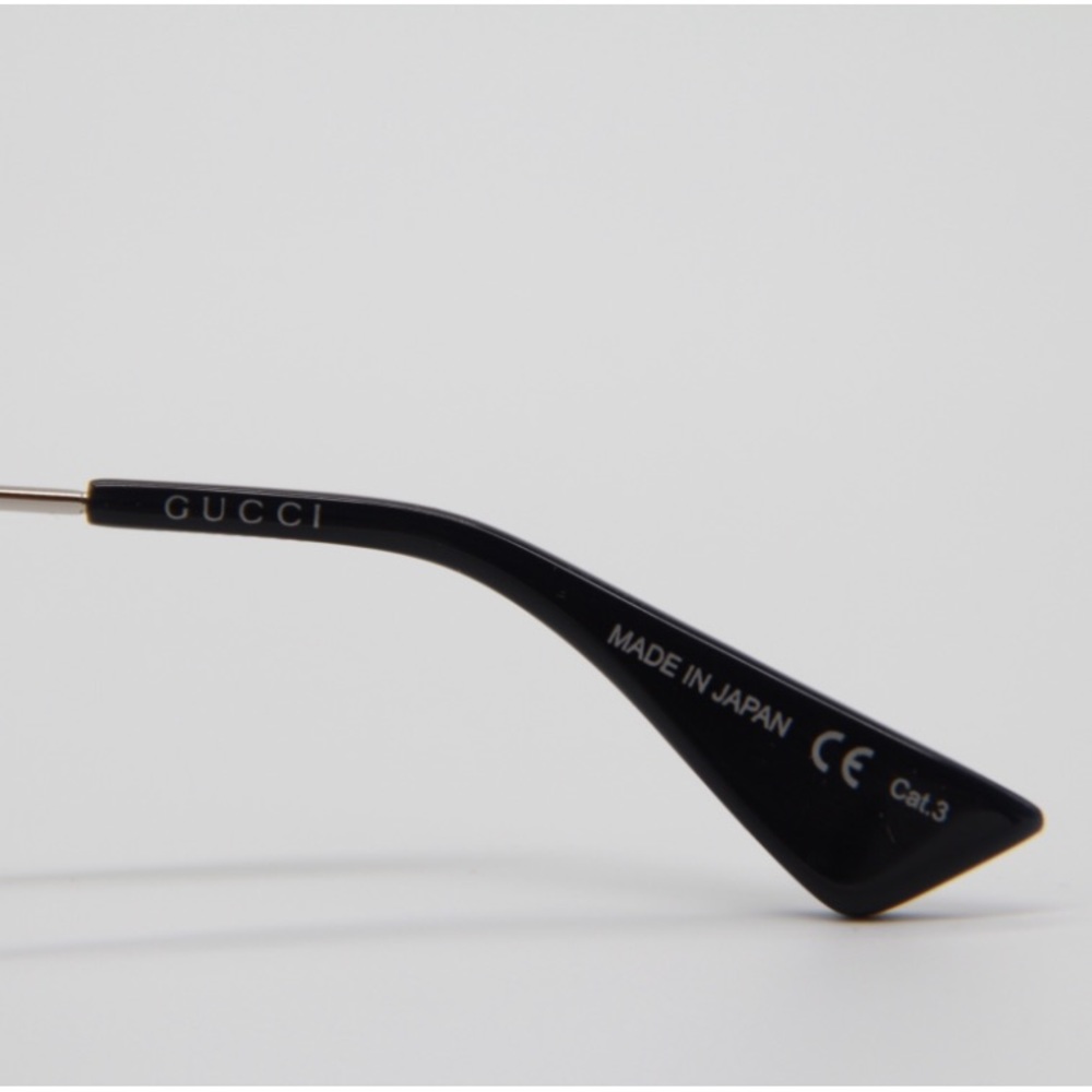 NEW GUCCI GG0061S 007 ROUND BLUE RED SUNGLASSES - Picture 9 of 11